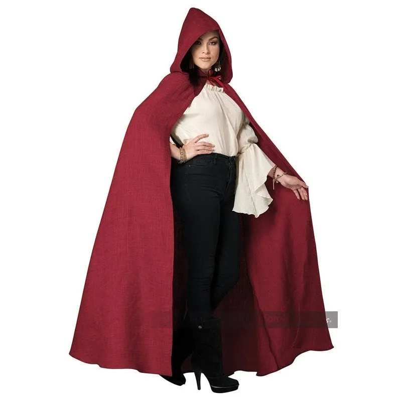 Hooded Cloak Renaissance Adult Costume