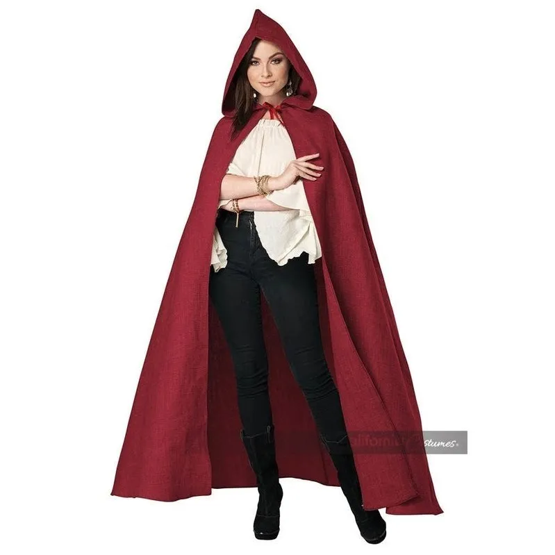 Hooded Cloak Renaissance Adult Costume