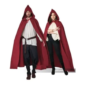 Hooded Cloak Renaissance Adult Costume