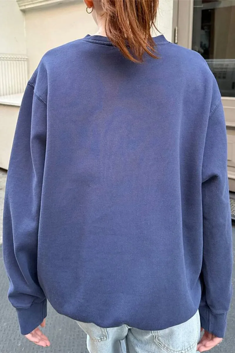 HTT1055 USA Varsity Sweatshirt Top