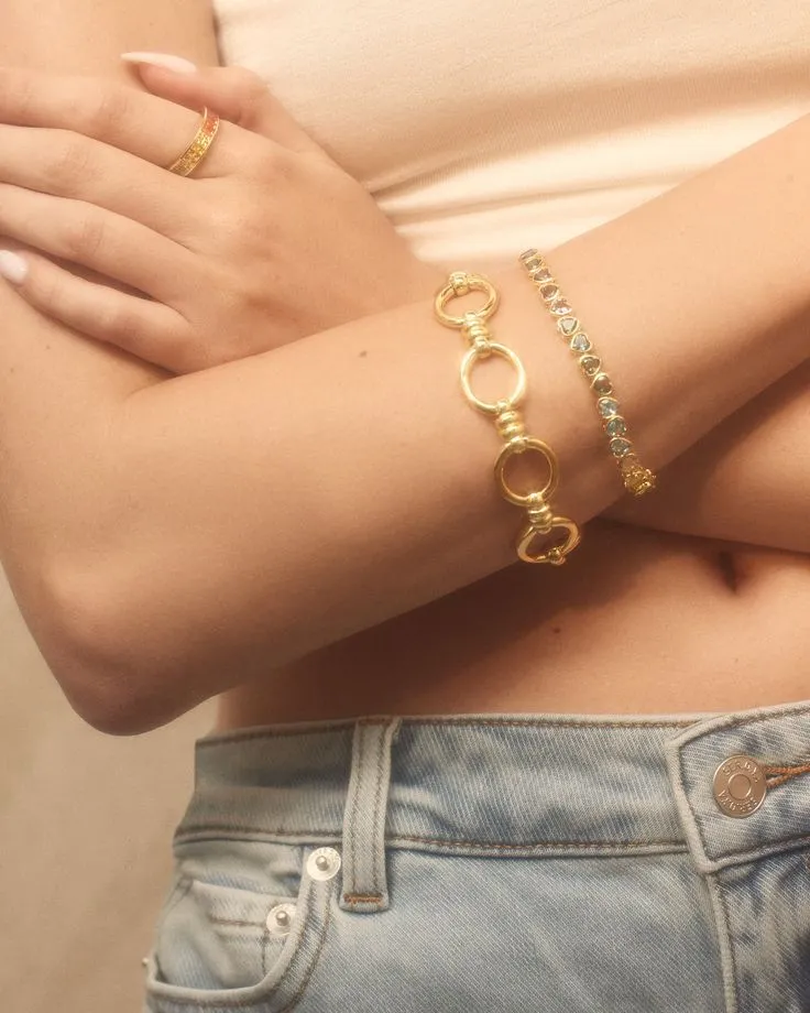 I Heart Rainbows Bracelet (Semi-Precious)