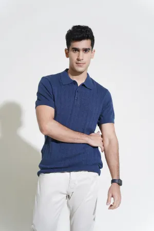 Indigo Polo Shirt