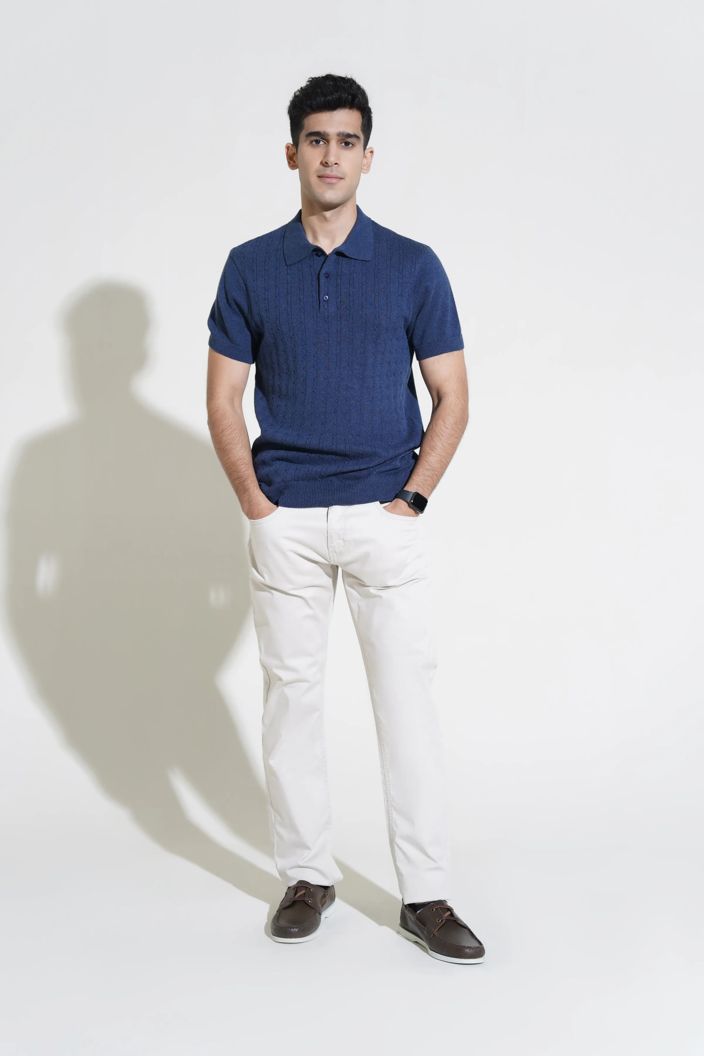 Indigo Polo Shirt