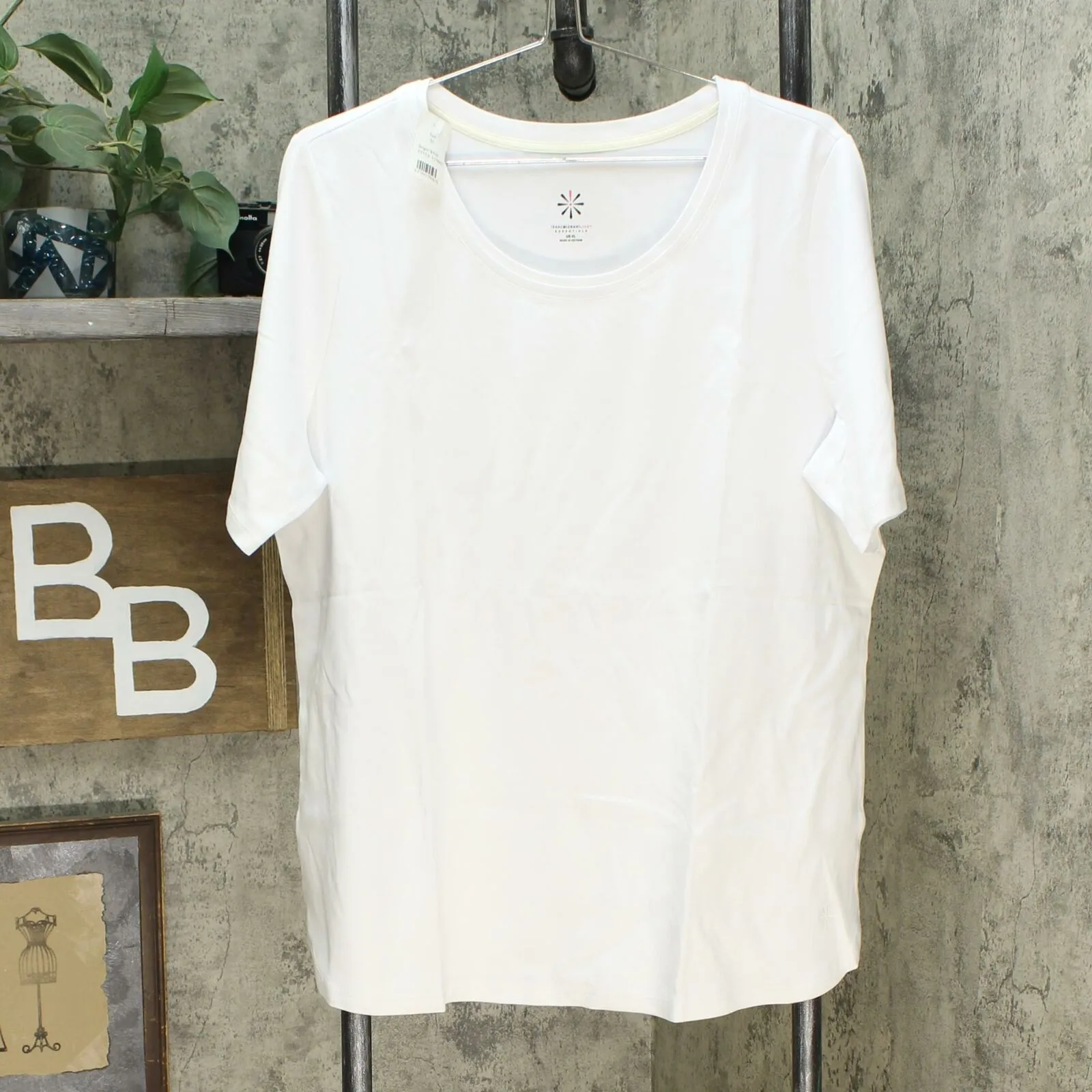 Isaac Mizrahi Live! Women's Essentials Pima Cotton Scoop Neck T-Shirt