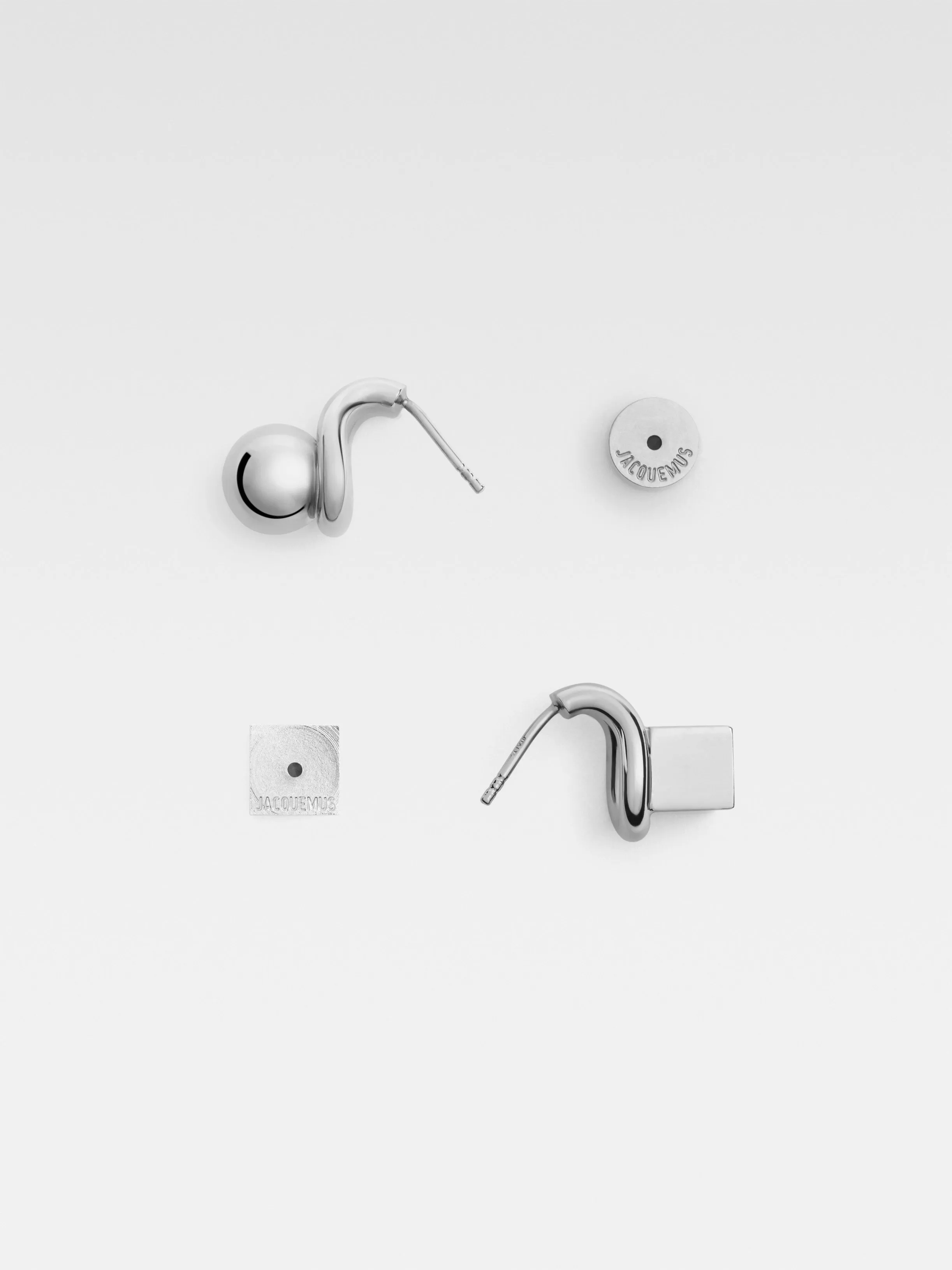 Jacquemus Les Puces Nodo in Silver