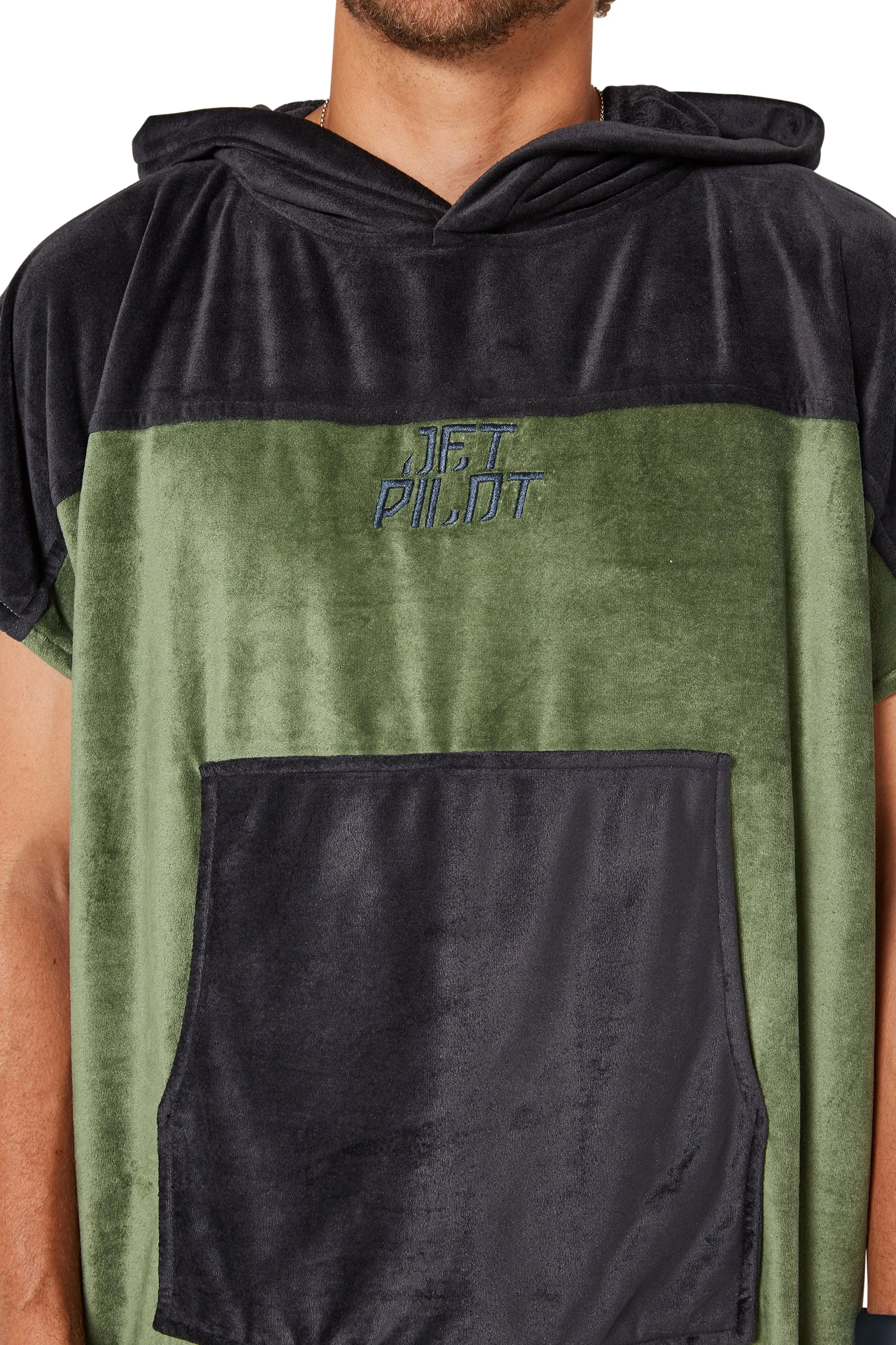 Jetpilot Venture Unisex Hoodie Towel - Sage