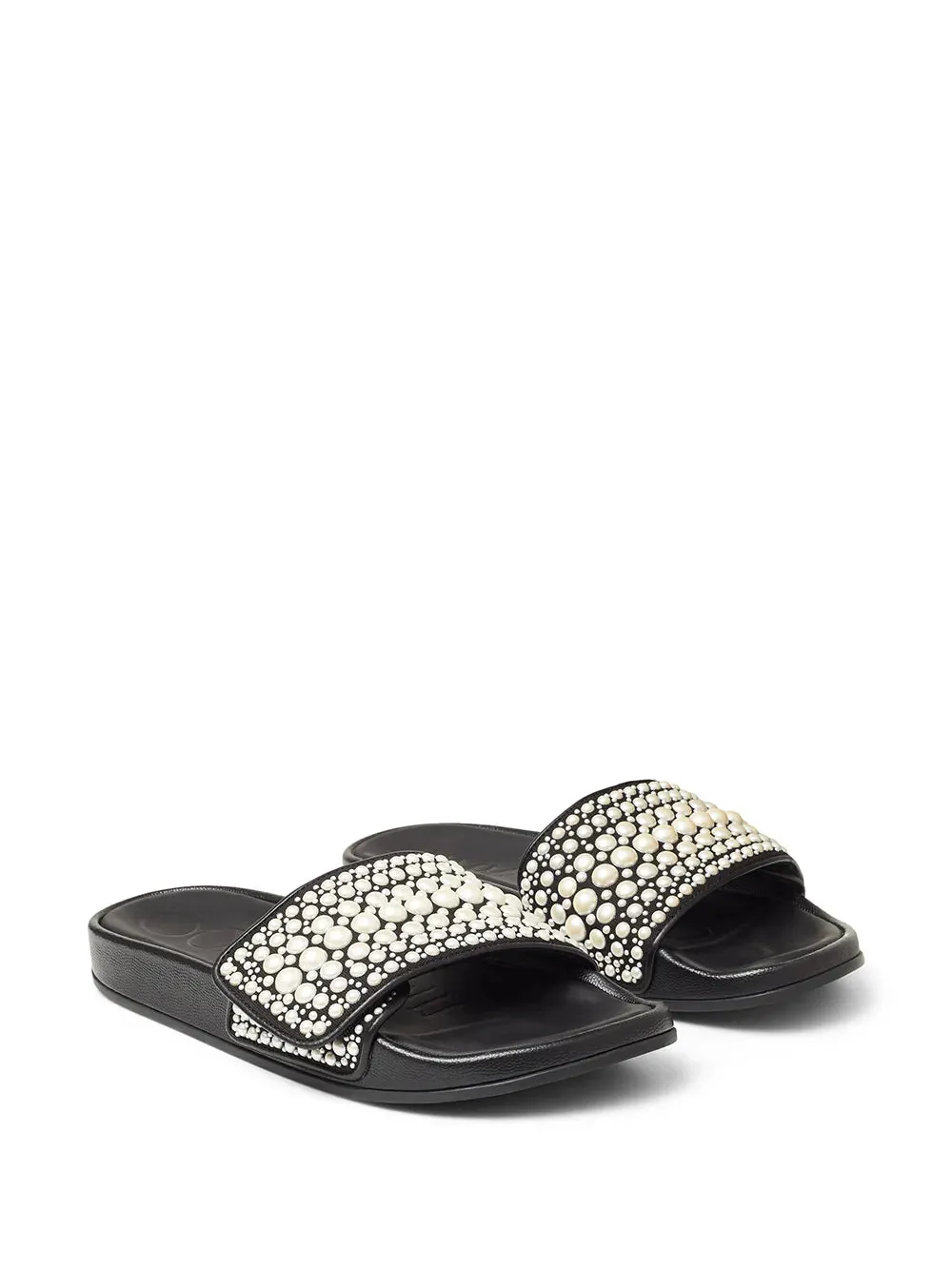 Jimmy Choo Fitz embellished slides
