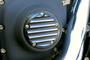 Joker Machine 02-99TC Points Cover - Finned - Black Anodized