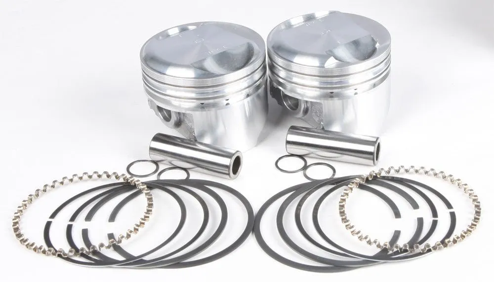 KB Performance KB266.020 Cast Piston Kit (80ci., Domed) - .020in. Oversize to 3.518in., 10.5:1 Compression