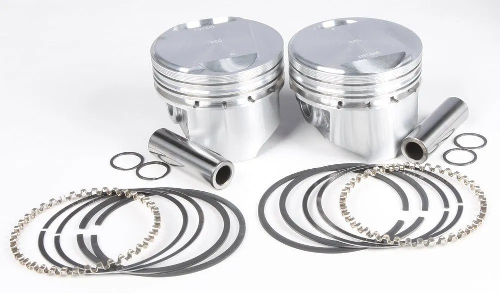 KB Performance KB305.005 Cast Piston Kit (80ci., Domed) - .005in. Oversize to 3.503in., 9.6:1 Compression