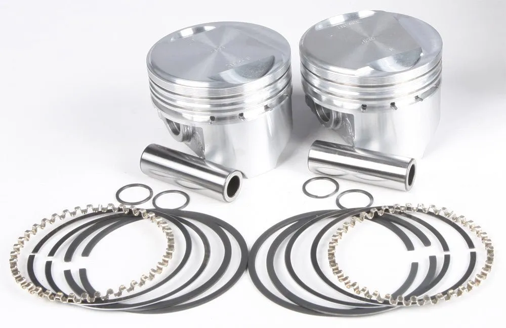 KB Performance KB305.030 Cast Piston Kit (80ci., Domed) - .030in. Oversize to 3.528in., 9.6:1 Compression