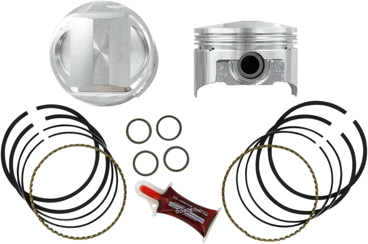KB Performance KB305.040 Cast Piston Kit (80ci., Domed) - .040in. Oversize to 3.538in., 9.6:1 Compression