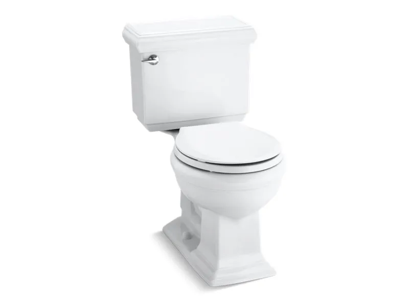 KOHLER 3986-U Memoirs Classic Two-piece round-front 1.28 gpf chair height toilet with insulated tank