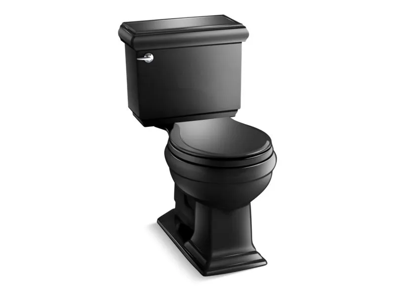 KOHLER 3986-U Memoirs Classic Two-piece round-front 1.28 gpf chair height toilet with insulated tank