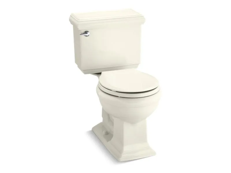 KOHLER 3986-U Memoirs Classic Two-piece round-front 1.28 gpf chair height toilet with insulated tank