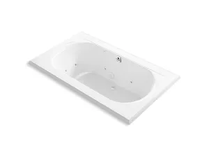 KOHLER K-1418-JHH Memoirs 72" x 42" drop-in whirlpool bath