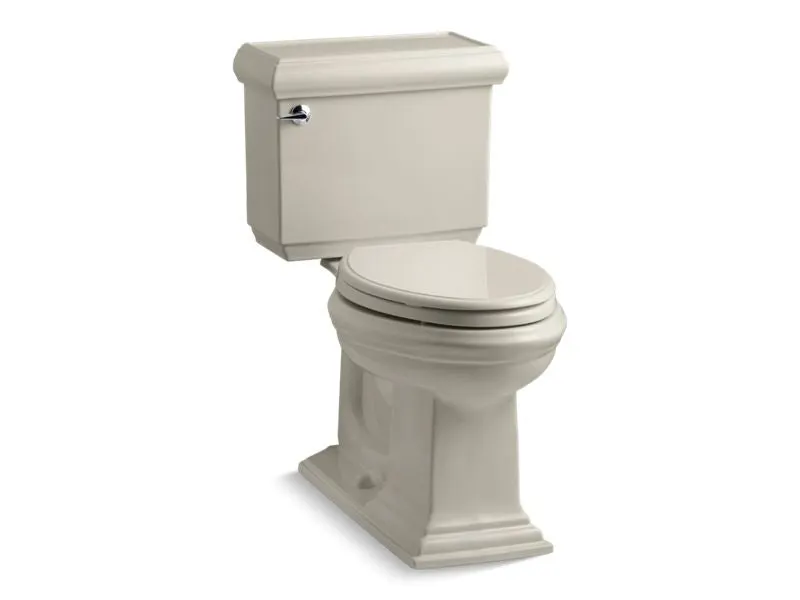 KOHLER K-3816 Memoirs Classic Comfort Height Two-piece elongated 1.28 gpf chair height toilet