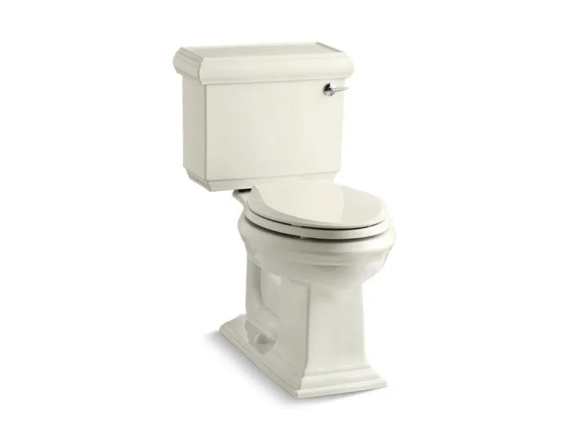 KOHLER K-3816-RA Memoirs Classic Comfort Height Two-piece elongated 1.28 gpf chair height toilet with right-hand trip lever