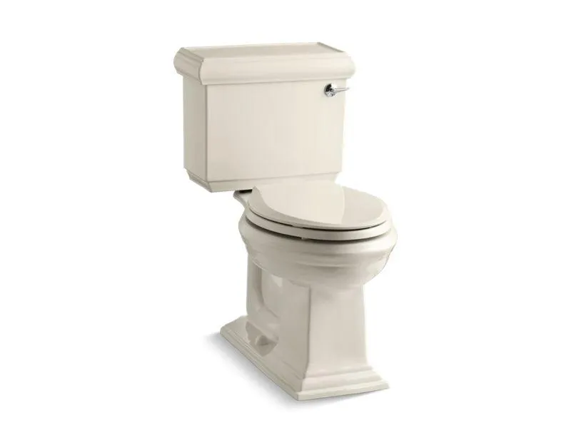 KOHLER K-3816-RA Memoirs Classic Comfort Height Two-piece elongated 1.28 gpf chair height toilet with right-hand trip lever