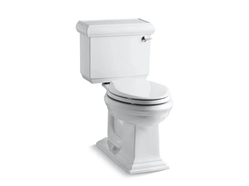 KOHLER K-3816-RA Memoirs Classic Comfort Height Two-piece elongated 1.28 gpf chair height toilet with right-hand trip lever