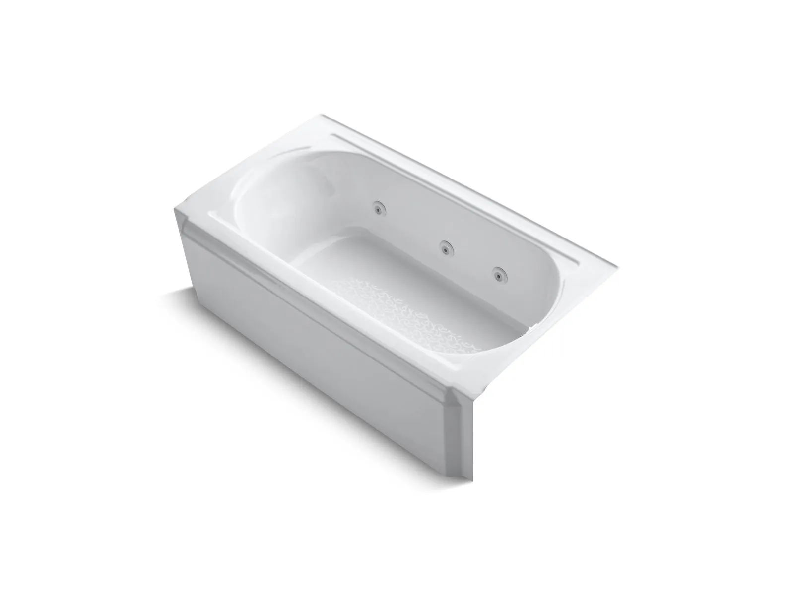 KOHLER K-724-H2 Memoirs 60" x 33-3/4" alcove heated whirlpool, right drain