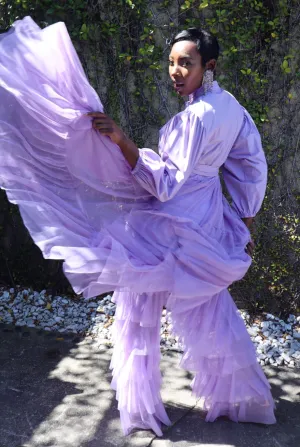Lavender Now! Tulle Top