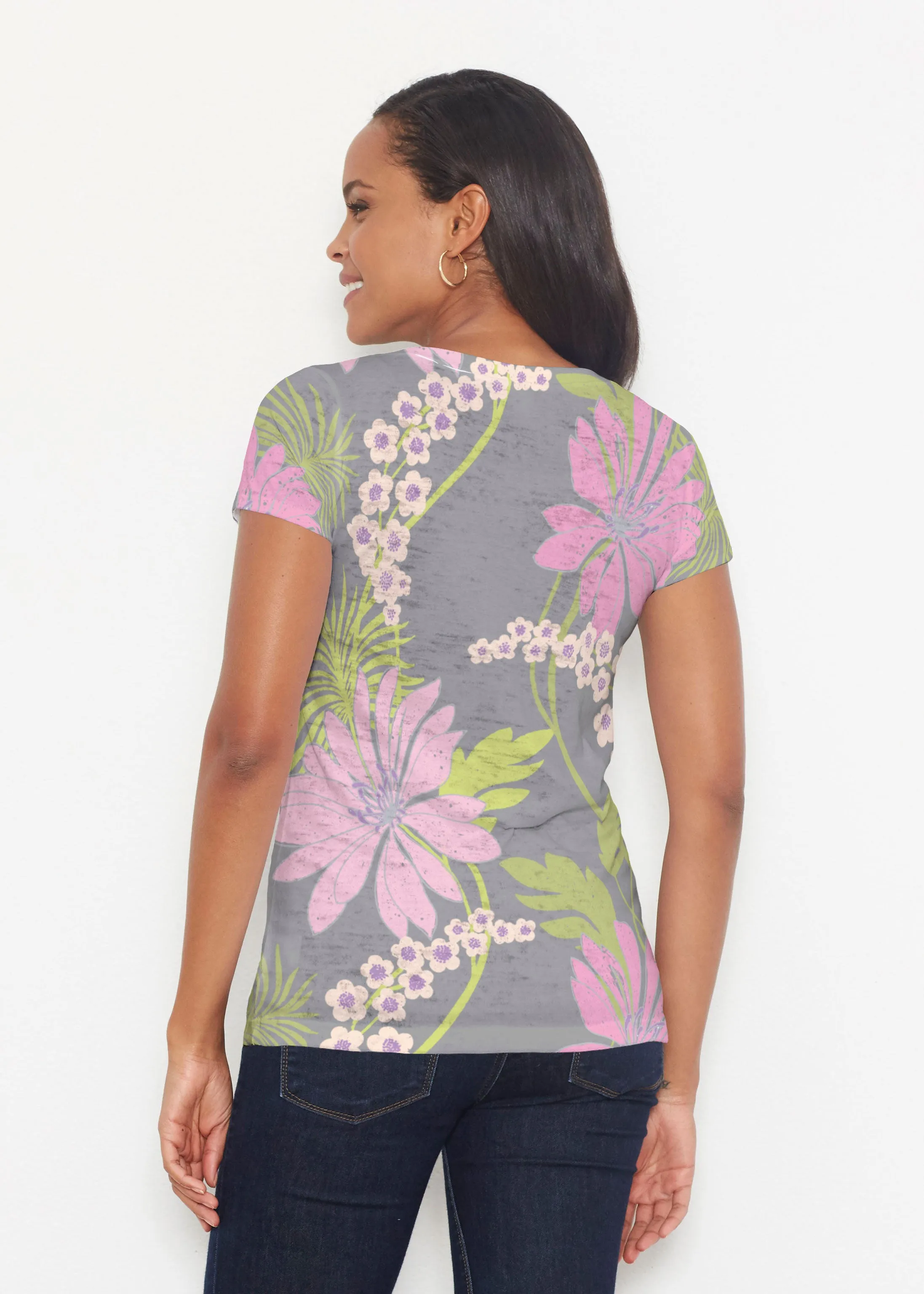 LeeLee (14304) ~ Short Sleeve Scoop Shirt