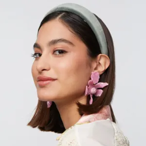 Lele Sadoughi Rose Crystal Lily Earrings