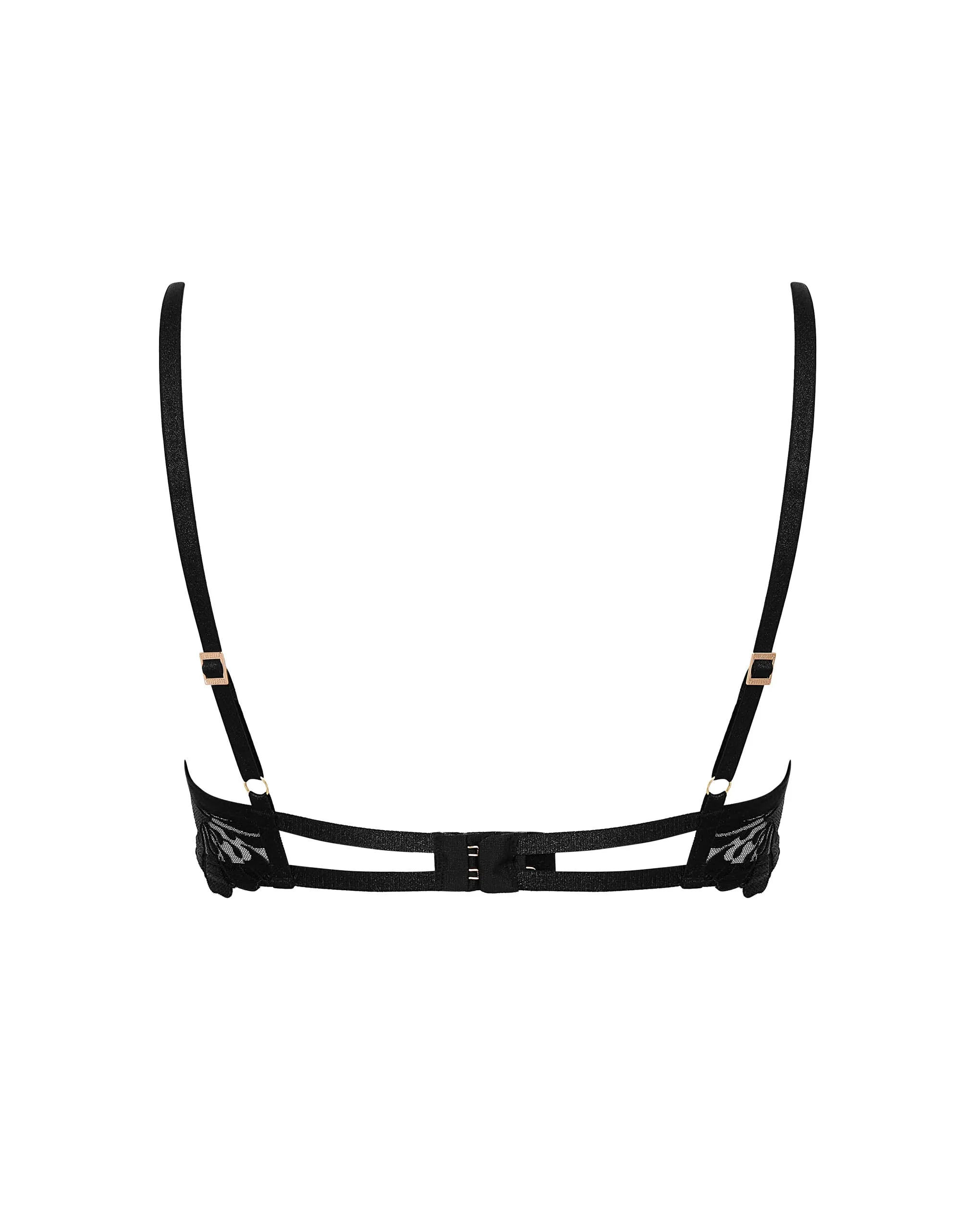 Leonora Wired Bra Black