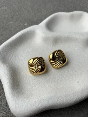 Lisa Square Statement Earrings