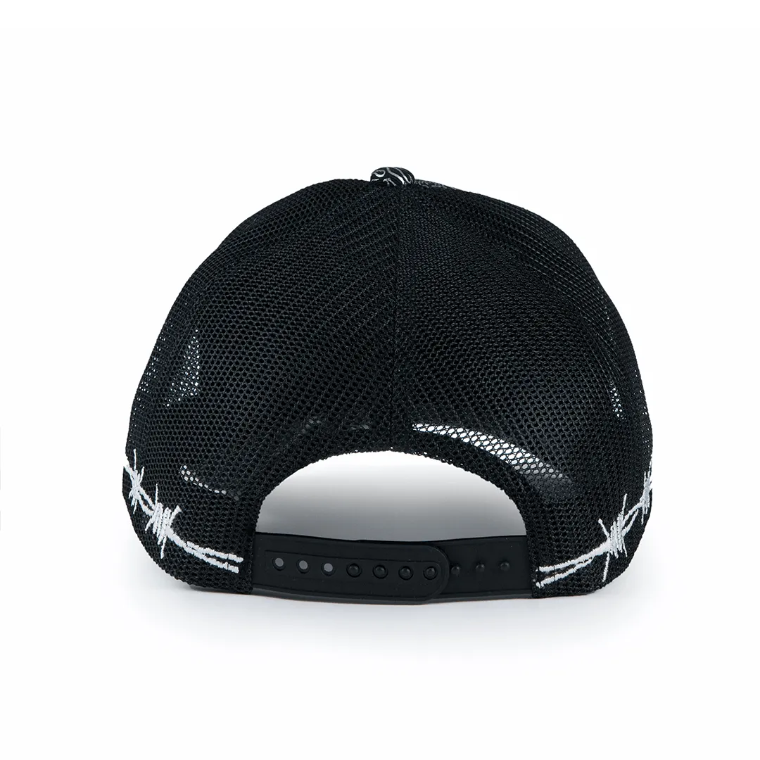 LOVE is RAGE x M.S.W - Iridescent Trucker Hat Black - Unisex