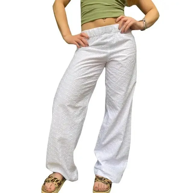 Low Waist Striped Pants