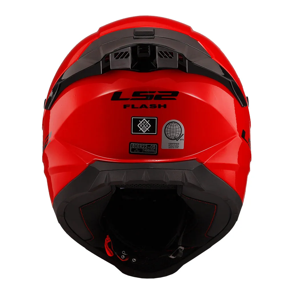LS2 FF802 FLASH MOTORCYCLE FULL FACE HELMET w/ EXTRA VISOR