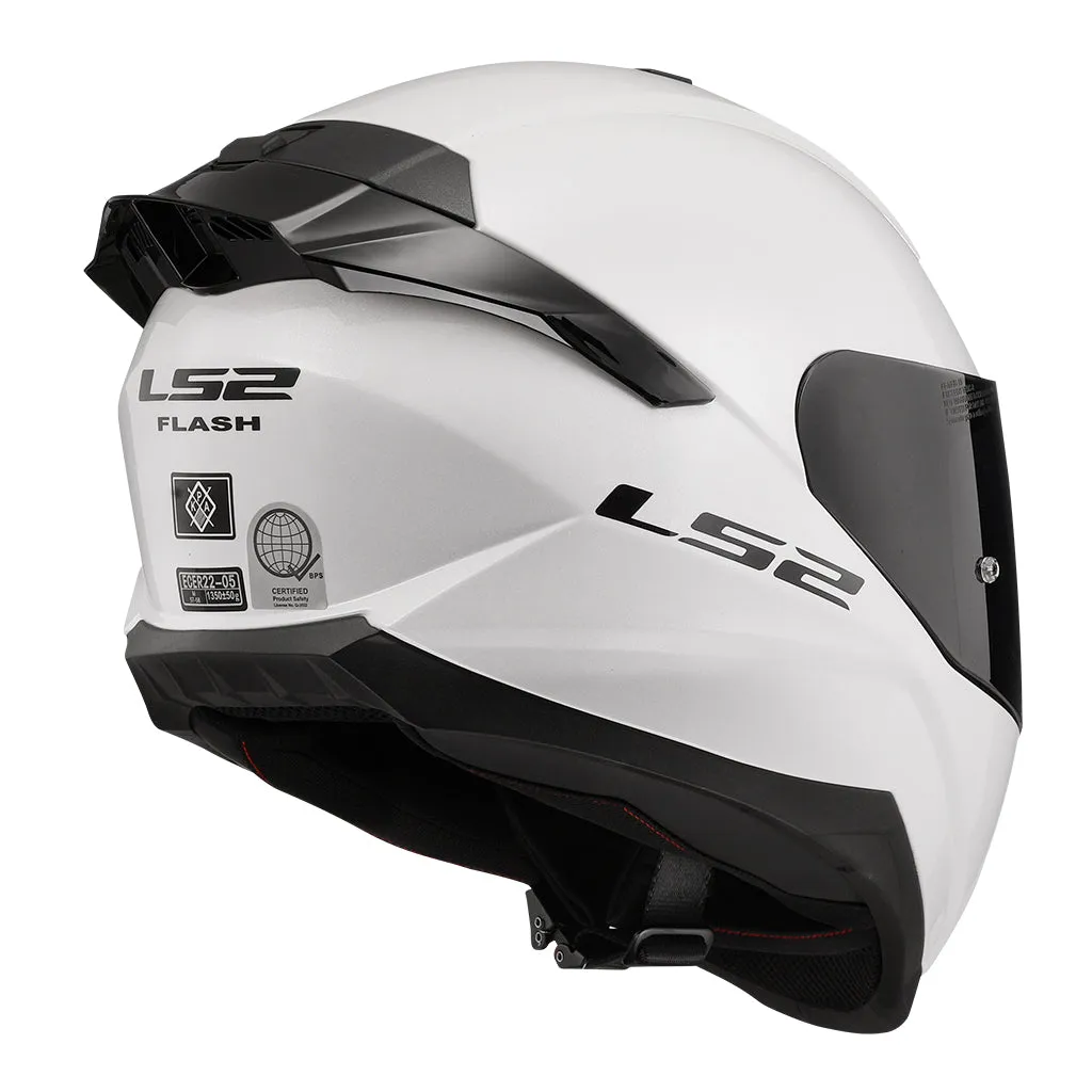 LS2 FF802 FLASH MOTORCYCLE FULL FACE HELMET w/ EXTRA VISOR