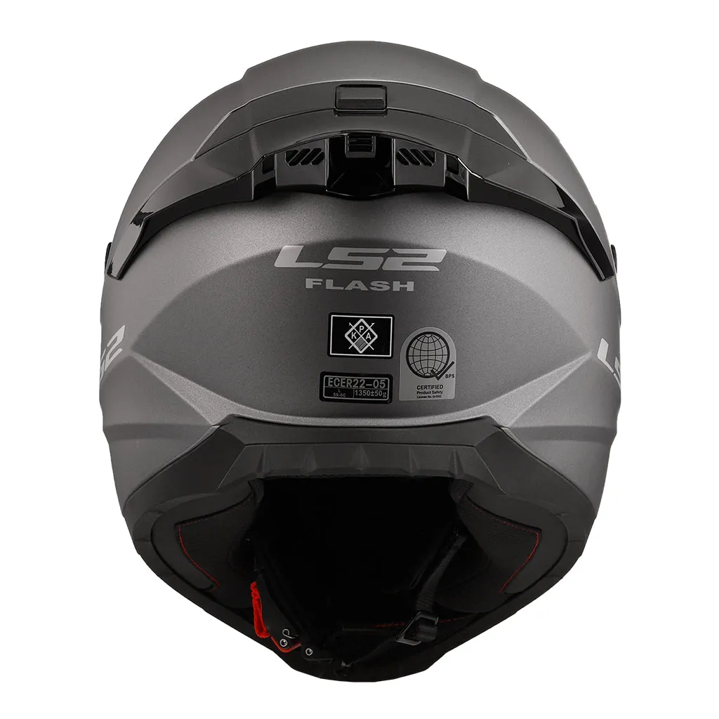 LS2 FF802 FLASH MOTORCYCLE FULL FACE HELMET w/ EXTRA VISOR