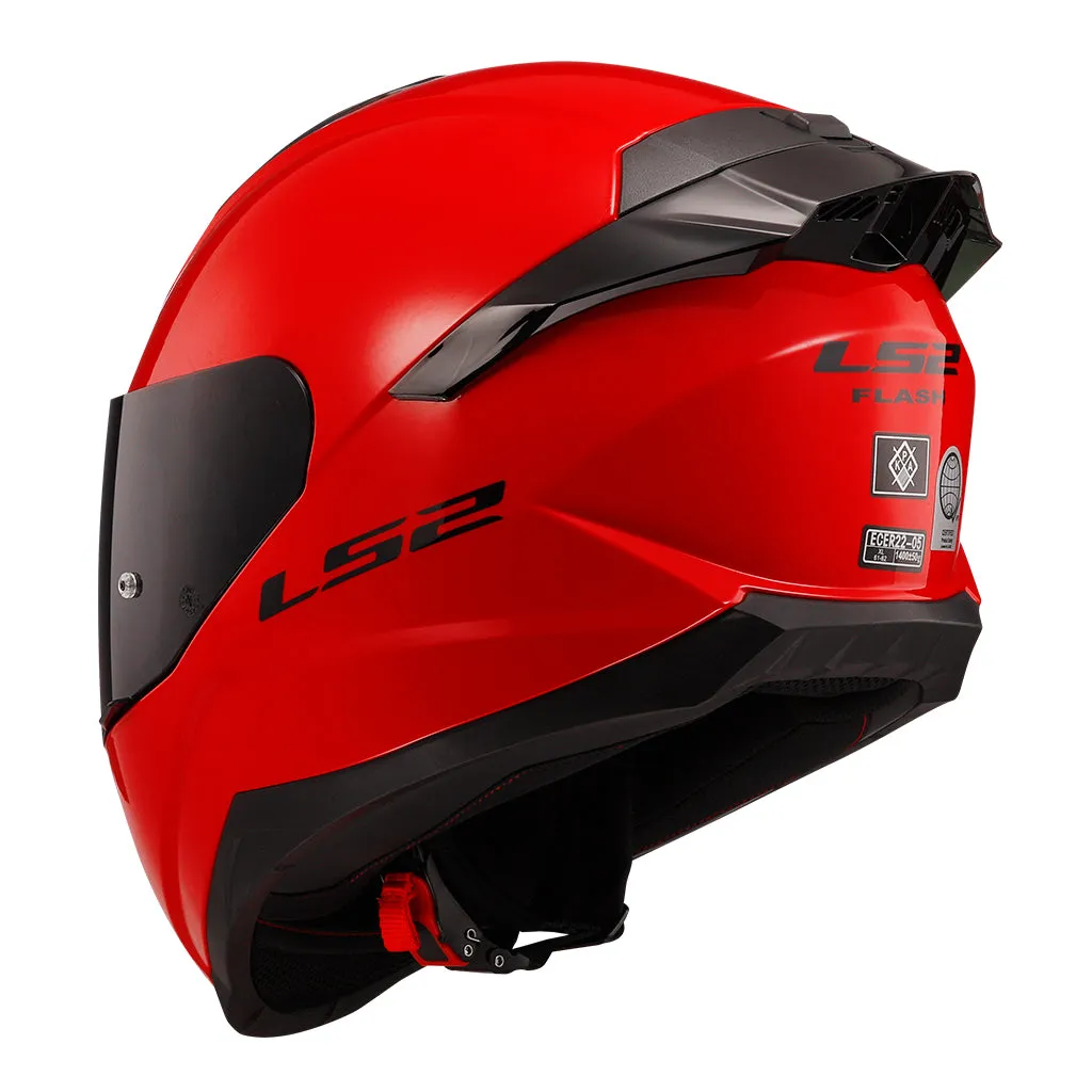 LS2 FF802 FLASH MOTORCYCLE FULL FACE HELMET w/ EXTRA VISOR