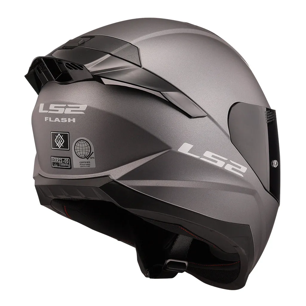 LS2 FF802 FLASH MOTORCYCLE FULL FACE HELMET w/ EXTRA VISOR