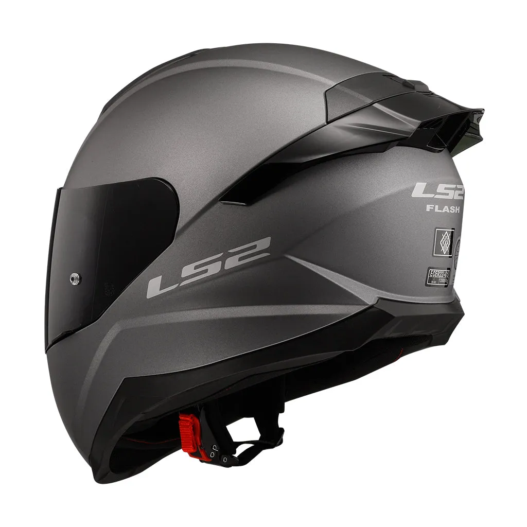 LS2 FF802 FLASH MOTORCYCLE FULL FACE HELMET w/ EXTRA VISOR