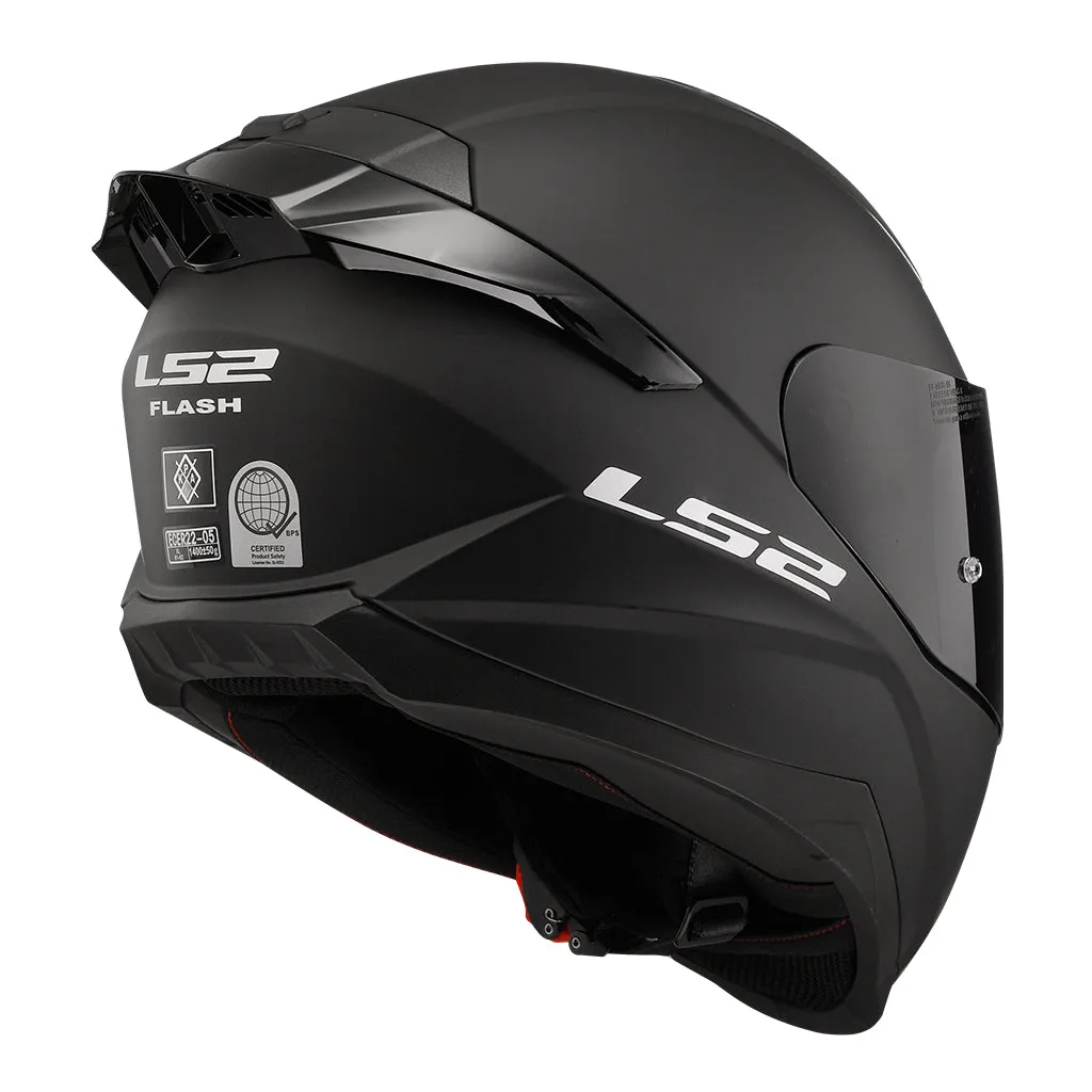 LS2 FF802 FLASH MOTORCYCLE FULL FACE HELMET w/ EXTRA VISOR
