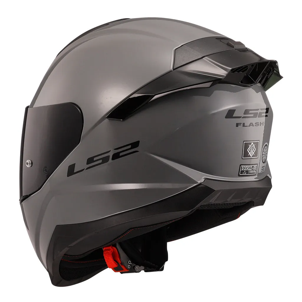 LS2 FF802 FLASH MOTORCYCLE FULL FACE HELMET w/ EXTRA VISOR