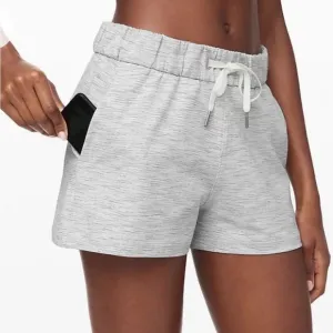 LULULEMON On The Fly Short *2.5&quot;Wee Are From Space Nimbus Battleship, S…
