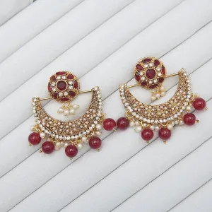 Madrasi Antique Chand Bali