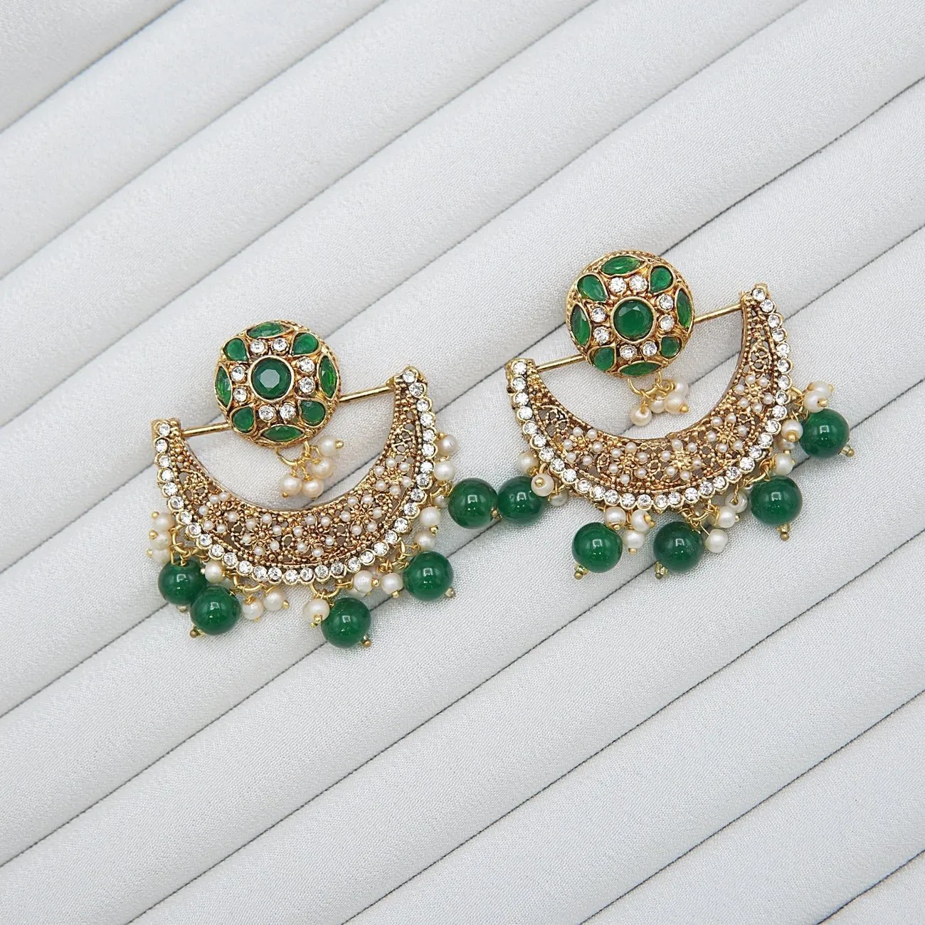 Madrasi Antique Chand Bali