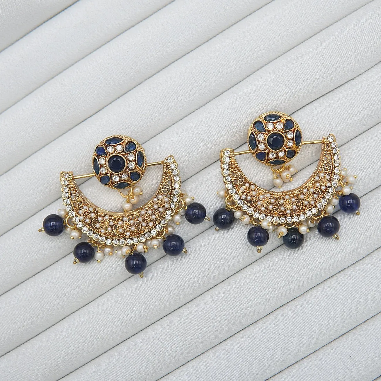 Madrasi Antique Chand Bali