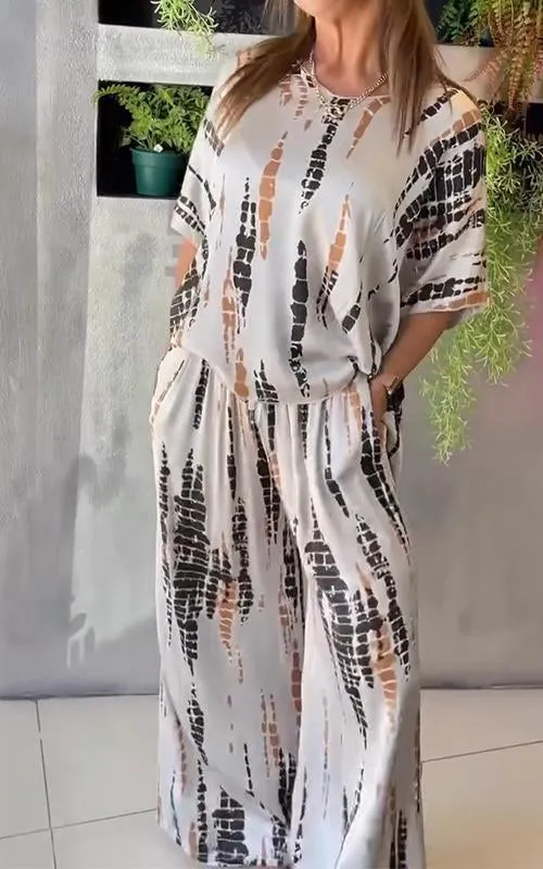 Marie Casual Printed Set