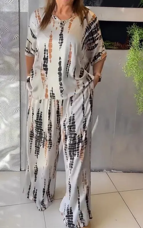 Marie Casual Printed Set