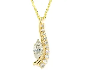 Marquise Diamond Journey Necklace Redesigned