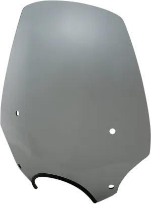 Memphis Shades MEP5223 El Paso Sportshield Windshield (7in. Cutout) - 19in. - Black Smoke
