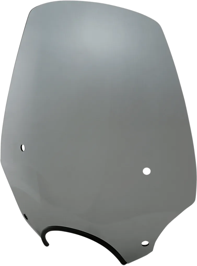 Memphis Shades MEP5223 El Paso Sportshield Windshield (7in. Cutout) - 19in. - Black Smoke