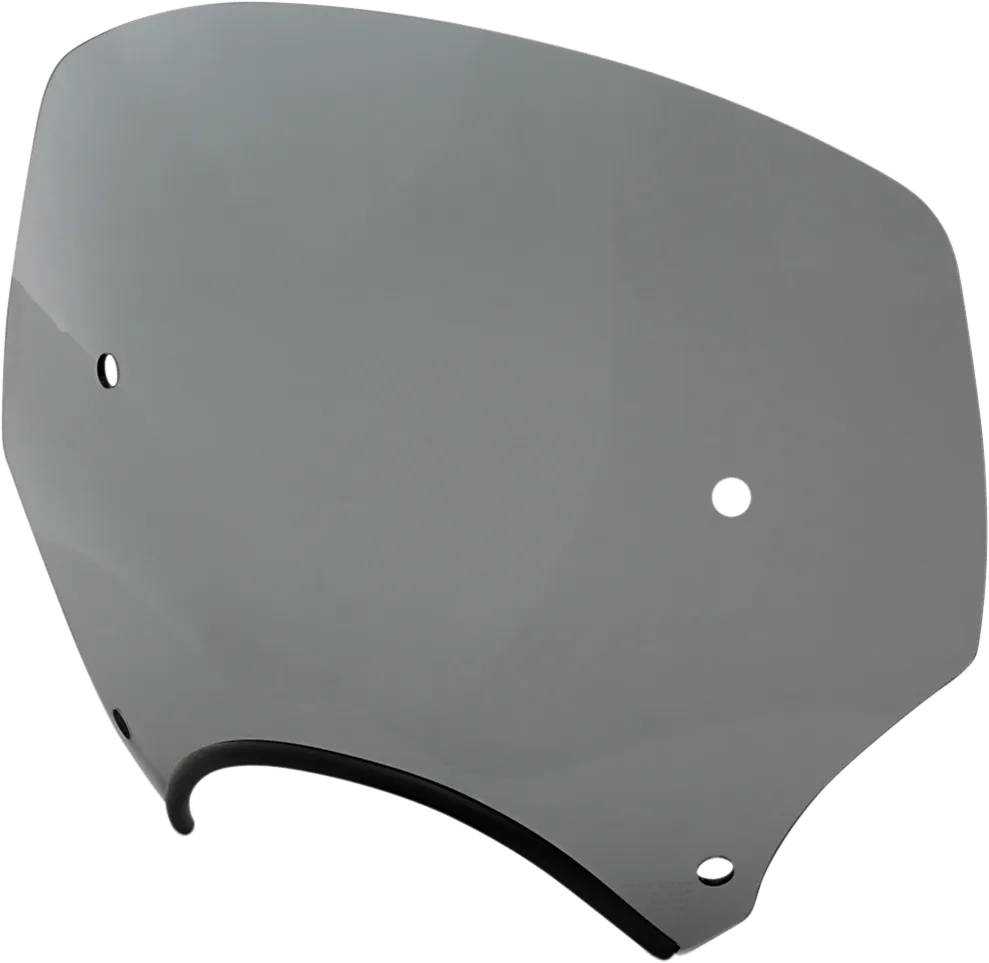 Memphis Shades MEP5233 El Paso Sportshield Windshield (7in. Cutout) - 13in. - Black Smoke
